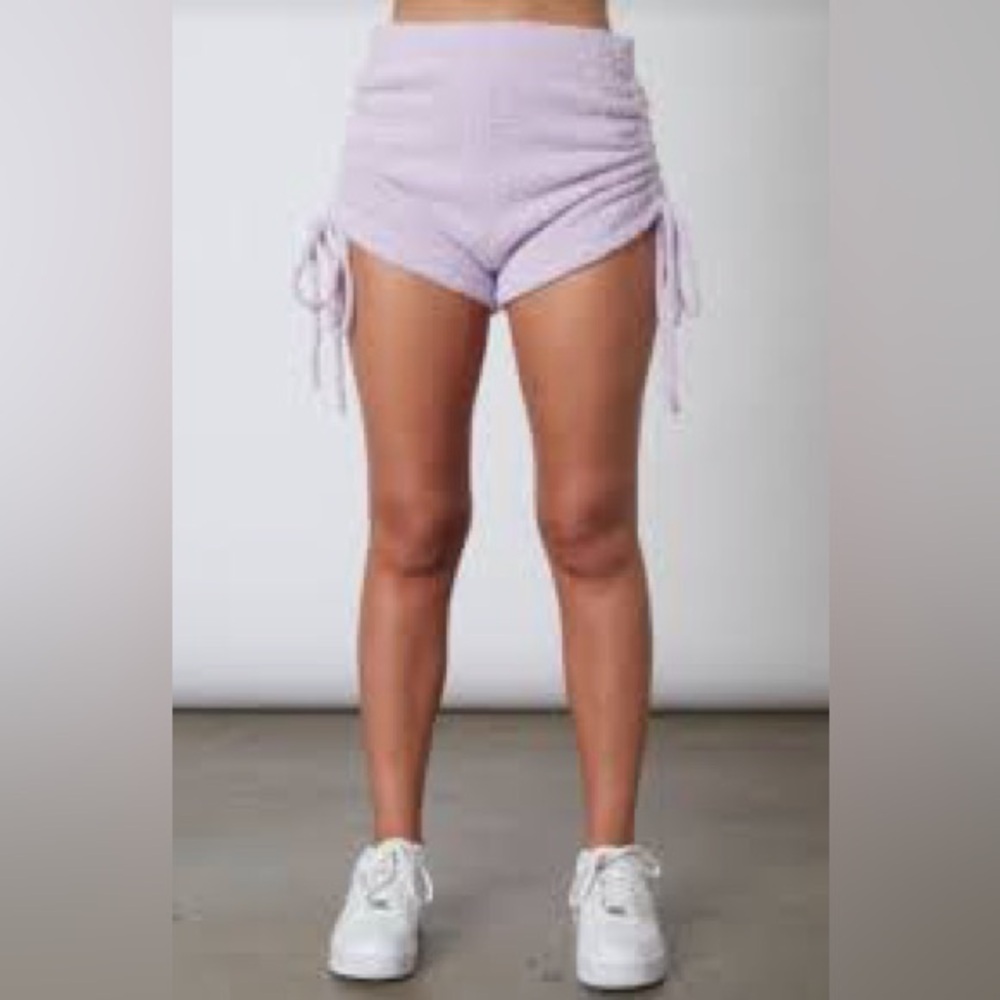 Nia Lavender Women's Fleece Shorts Size‎ XS NWT